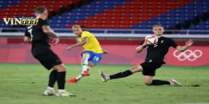Biểu đồ phân tích cấu trúc đội hình U23 kết hợp cầu thủ quá tuổi tại Olympic