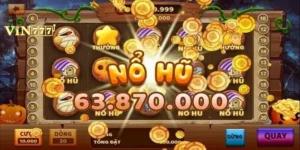 Giao diện sảnh game quay hũ trực tuyến với đa dạng các máy quay đổi thưởng